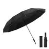 New Large 12 Folding Umbrella for For Both Sunny and Rainy Folding Automatic Folding Extra Large Strong Wind Rainy Season Typhoon UV Storage Pouch