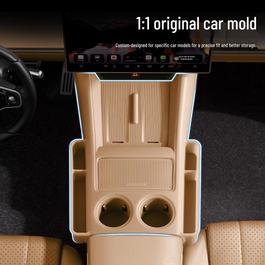 Wireless Charger Silicone Pad for 26 Zhiji R7 Models - Non-slip Center Console Interior Modifier