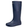 Water shoes extra high tube flat rain shoes men's closure plus fixed cotton lint long rain boots size waterproof glue shoes winter