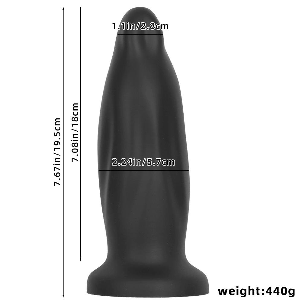 Liquid Silicone Super Large Super Thick Soft Anus Expansion Trainer Special-shaped Anal Plug Big Penis SM Gay Adult Sex Products