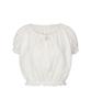 LOULOUSEOUL Zen Lace String Top (White)