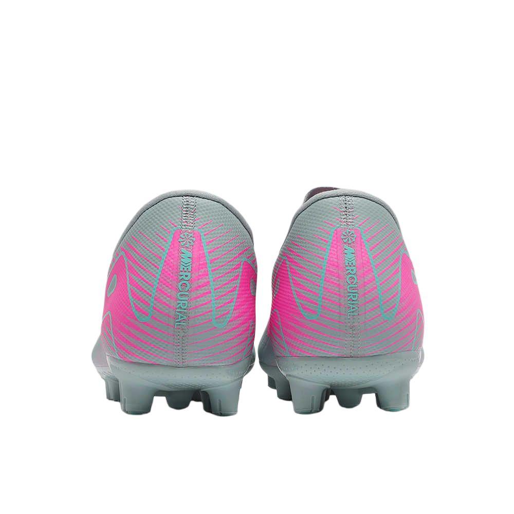 Nike Mercurial Vapor 16 Comfortable HG (Rubber Short Studs) Non-Slip Durable Soccer Shoes Unisex Soccer Shoes Gray Pink FQ8431-301