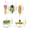 5 Pieces Bird Chewing Toy Set Chewable Parrot Gnaw Colorful Swing Perch for Parrots