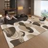 Nordic Abstract Living Room Carpet Flower Plant Decoration Bedroom Bedside Soft Large Rugs Lounge Non-slip Washable Floor Mat