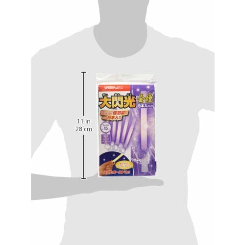 LUMICA Concert Light Lumica Light Great Flash Golden Glitter 5 Pack Concert Live Event Festival Summer Vacation Violet