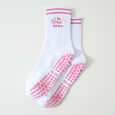 Women's Mid-calf Socks, Professional Anti-slip Dispensing Yoga Socks, Indoor Fitness Training Pilates, Floor Dance Socks