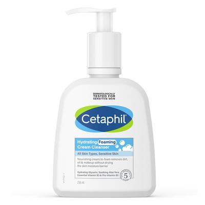 Hydrating Hypoallergenic Slightly Acidic Foaming Cream Cleanser, 236ml, 1 Pack