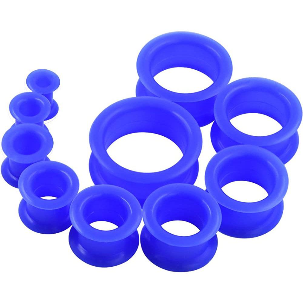 1Pair 3-48mm Silicone Ear Plugs And Tunnels Piercing Expander Piercing Tunnel Ear Tunnels Stretchers Plug Oreille Ear Gauges