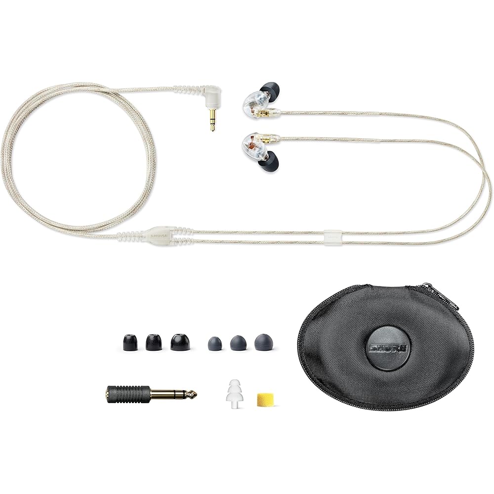 SHURE Shure Earphone Wired SE425-CL-A Clear High Sound Insulation Game Gaming Canal Type Wireless...