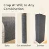 Cat Scratch Mat,Trimmable Self-Adhesive Carpet DIY Climb Cat Scratcher for Couch Furniture or Wall Protector Cat Crawling Mat
