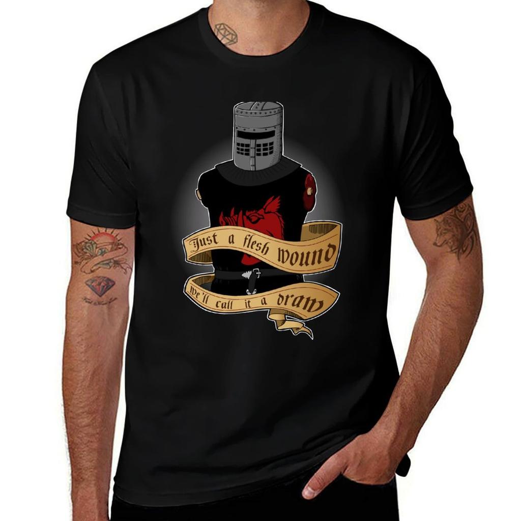 Black Knight T-shirt T Shirt Man Luxury T Shirt Man Plain Man Graphic T Shirt T-shirt