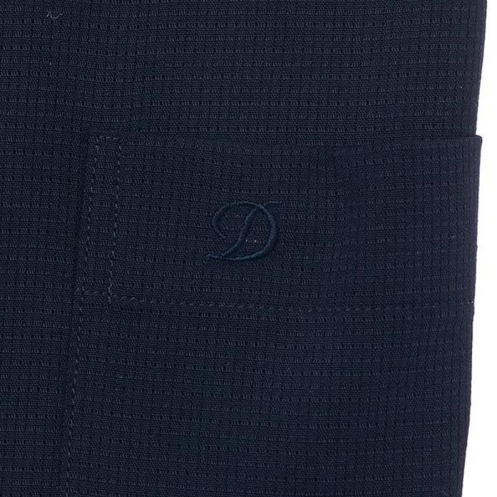 S.T. Dupont 25mm Comfortable Mesh Stretch Short Sleeve Shirt Se5mm105ny
