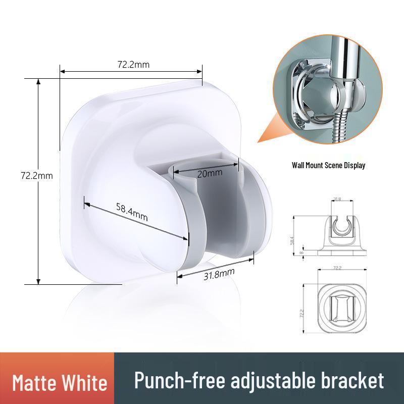 

Регулируемый держатель и крепление для ручной душевой лейки без сверления