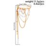 New Fashion Heart Tassel Brooch Women Pearl Beaded Pendant Brooch Creative Charming Versatile Banquet Jewelry Accessories Gifts
