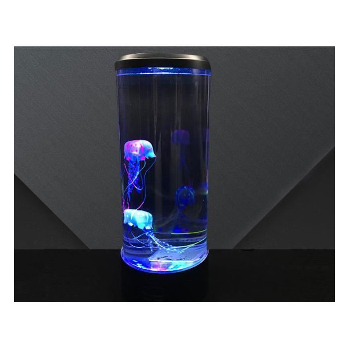 Lampe méduse lumière d'aquarium fantaisie lampe à lave méduse lampe d'ambiance couleur changeante lumière cadeau pour enfants.