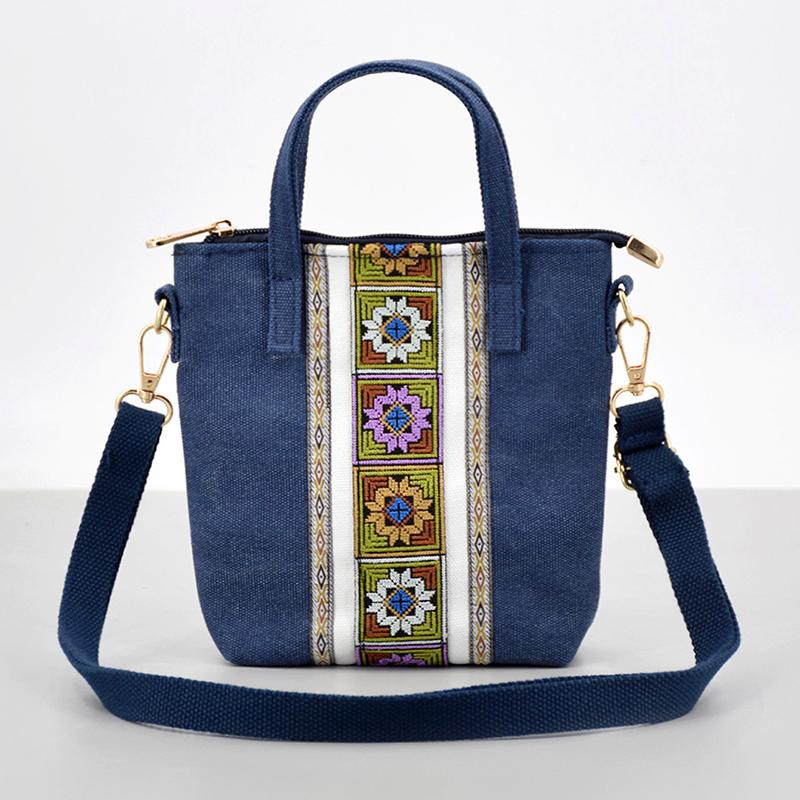

Етнічний стиль вишивки сумка-мессенджер жіноча полотняна сумка маленька сумочка