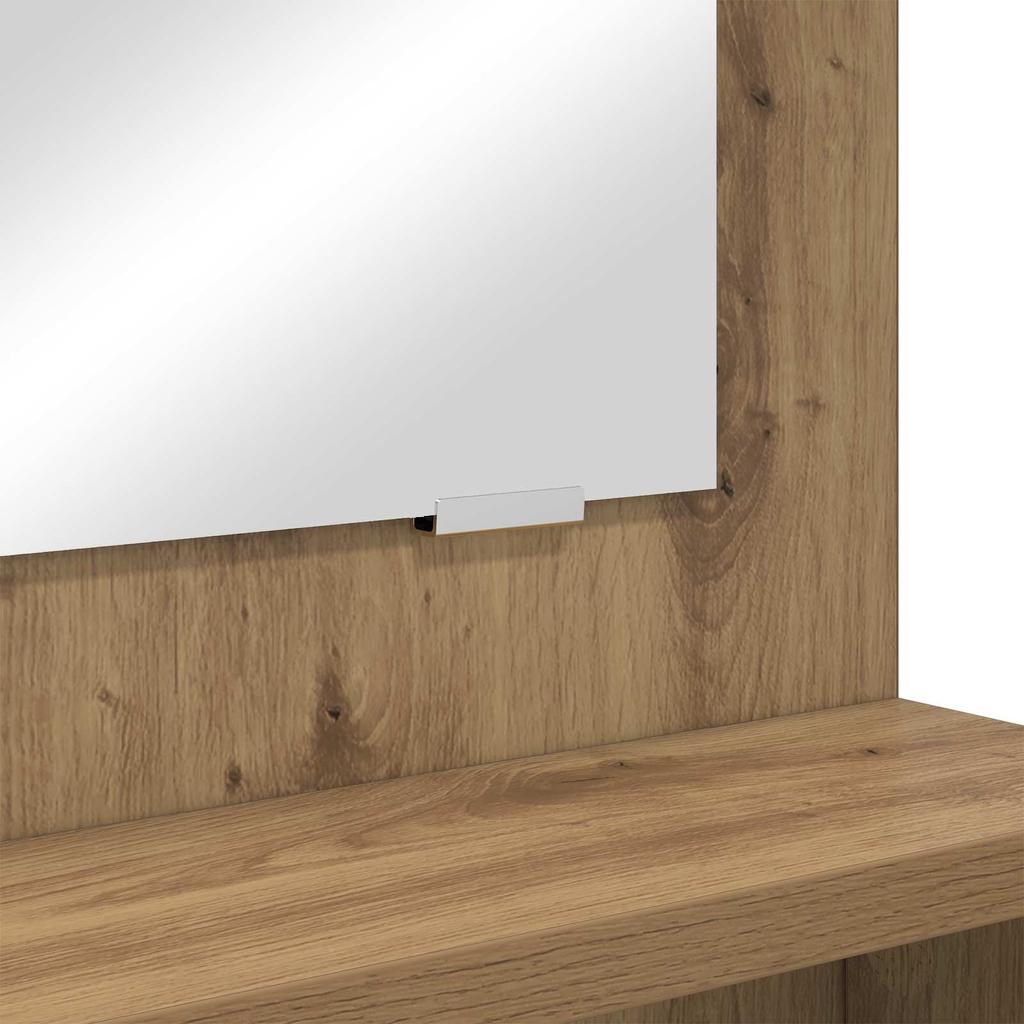 Bedroom Dressing Table Artisan Oak 80 x 39.6 x 135 cm