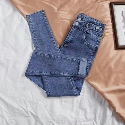 High-Waisted Slimming Stretch Jeans for Women - Spring/Autumn Petite & Tall Skinny Pencil Pants