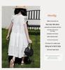 Summer 2025 Girls' Lace Princess Dress - Trendy Long Style for Big Children