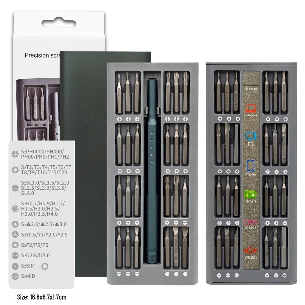 24-in-1 Präzisions-Schraubendreher-Set für Handy- und Uhrenreparatur