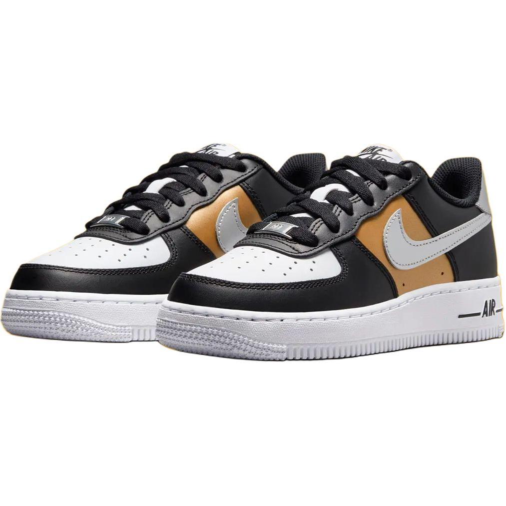 Nike Air Force 1 Low Black Metallic SIlver (GS)