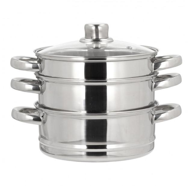 

Пароварка стальная с крышкой KONIGHOFFER SENSO 3,3 л (4 шт.)