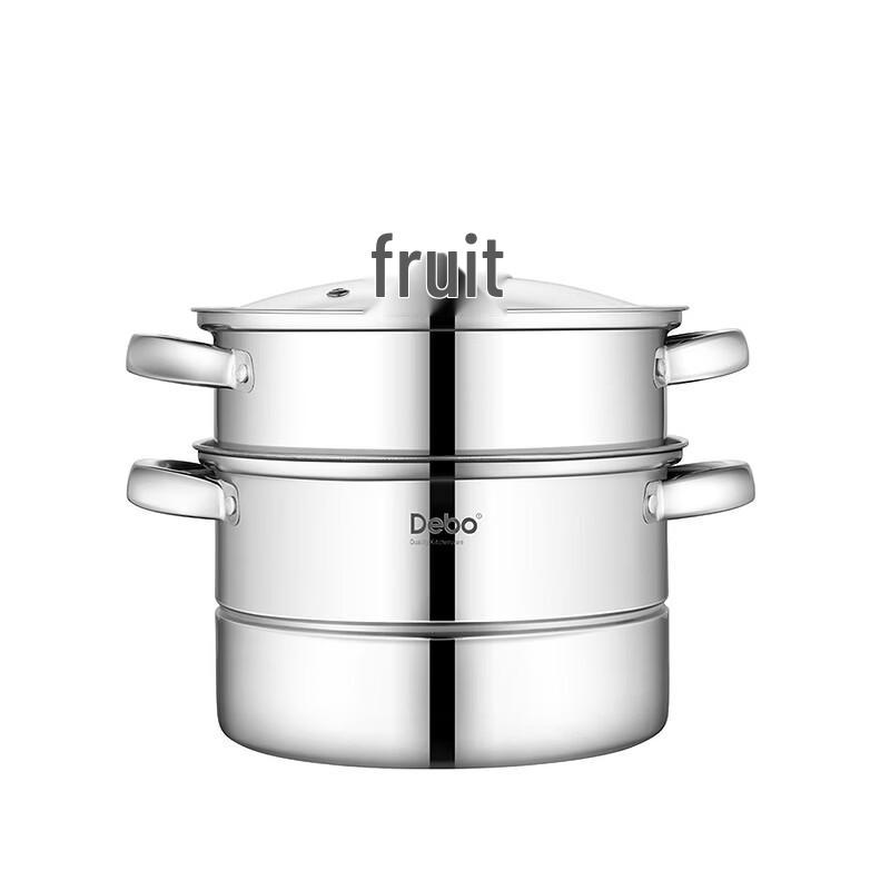 Stainless Steel Double Layer Steamer Pot