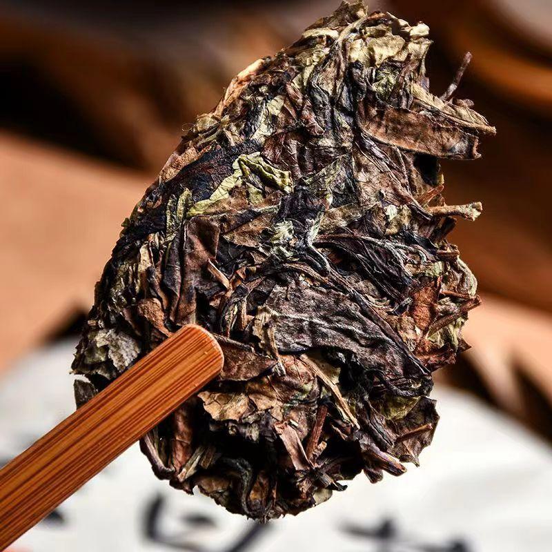 350g Fuding White Tea Cake Organic Old White Tea Shoumei Chinese Tea Gift Box