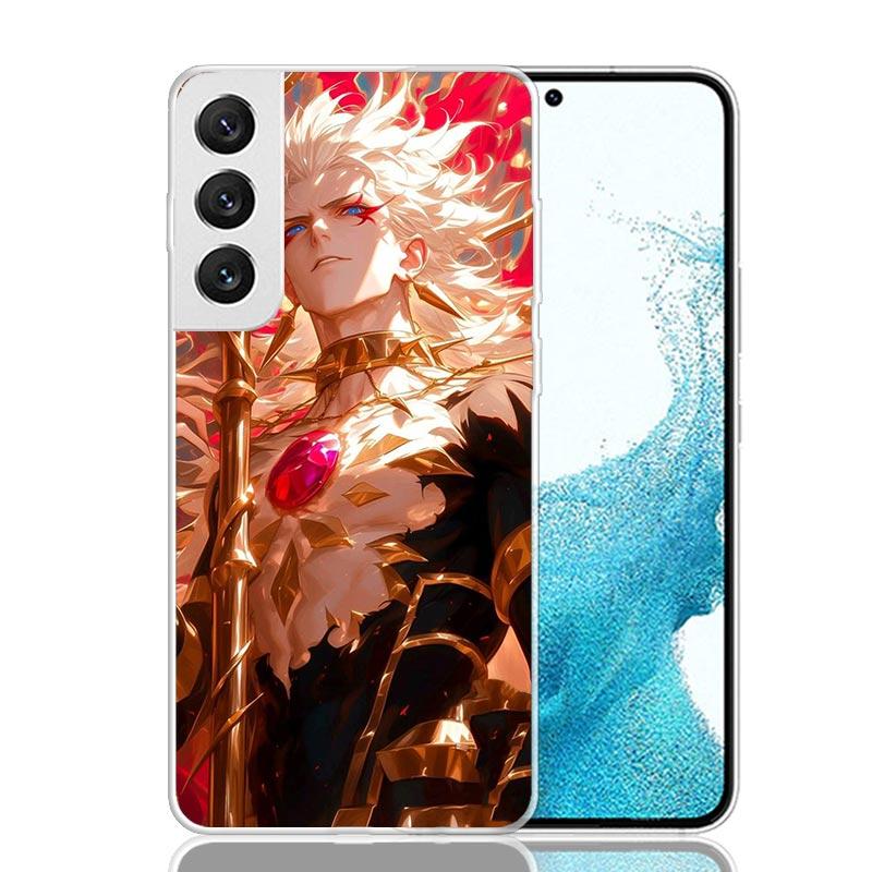 

Fate Zero Stay Night Gilgamesh Phone Case For Samsung Galaxy S26 S25 Edge S24 S23 FE S22 Ultra S21 Plus S20 + Fundas Cover Coque Samsung S21 FE