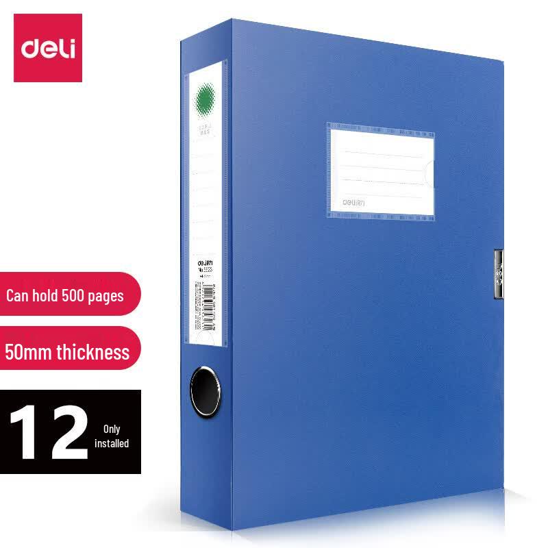 Deli 5623 A4 Plastic Archive File Box