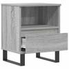 Nightstand Gray Sonoma 40 x 35 x 50 cm Engineered Wood