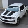 For VW Volkswagen Amarok 2011-2018 PVC Car Front Hood  Panel Trim Sticker Post Vinyl Stickers Decoration Accessories