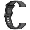 For Huawei Watch GT 2/3/3 Pro/Samsung Galaxy Watch6 Classic Silicone Band 20mm Dual-Color Textured Watch Strap