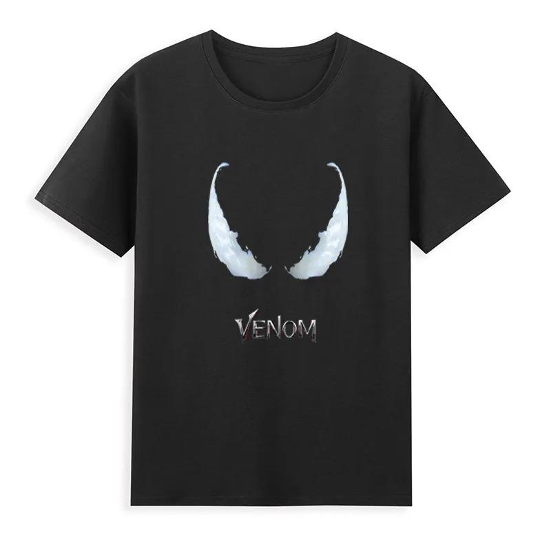 2026 Venom Marvel Peripherieartikel Bedrucktes Kinder-T-Shirt Rundhals Reine Baumwolle Familienkleidung für Eltern und Kinder