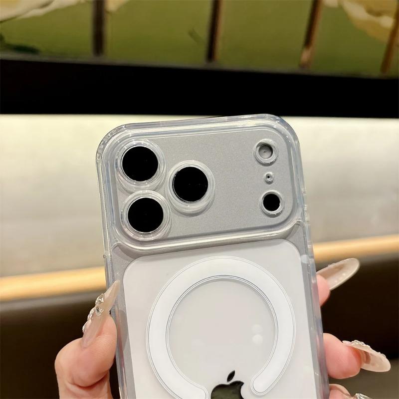 Magnetic Case for iPhone 17 Pro Cases Shockproof Cover for iPhone 17 16 15 14 Pro Air 17pro Max for Magsafe Macsafe Case