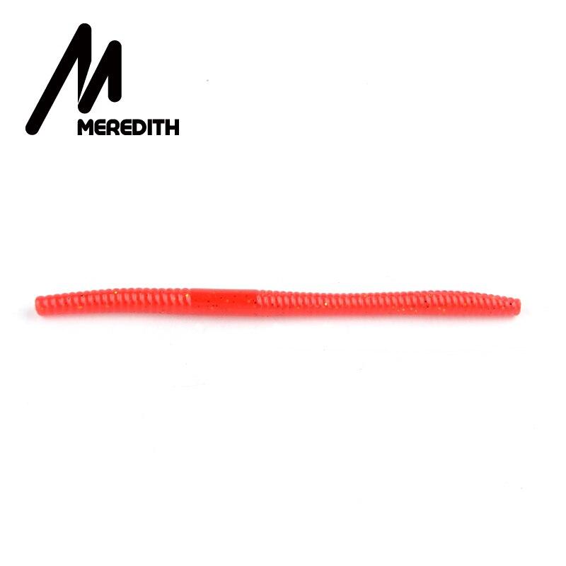 MEREDITH Noodle Worm Soft Bait 140mm 5.3g 10pcs Center Rig Pike Bass JXC05