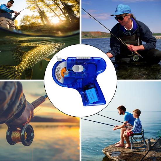 Automatisches elektrisches Schnurknotenwerkzeug, tragbares, leichtes, über USB wiederaufladbares Gerät zum Binden von Angelhaken, Outdoor-Angelzubehör, Geschenk für Enthusiasten