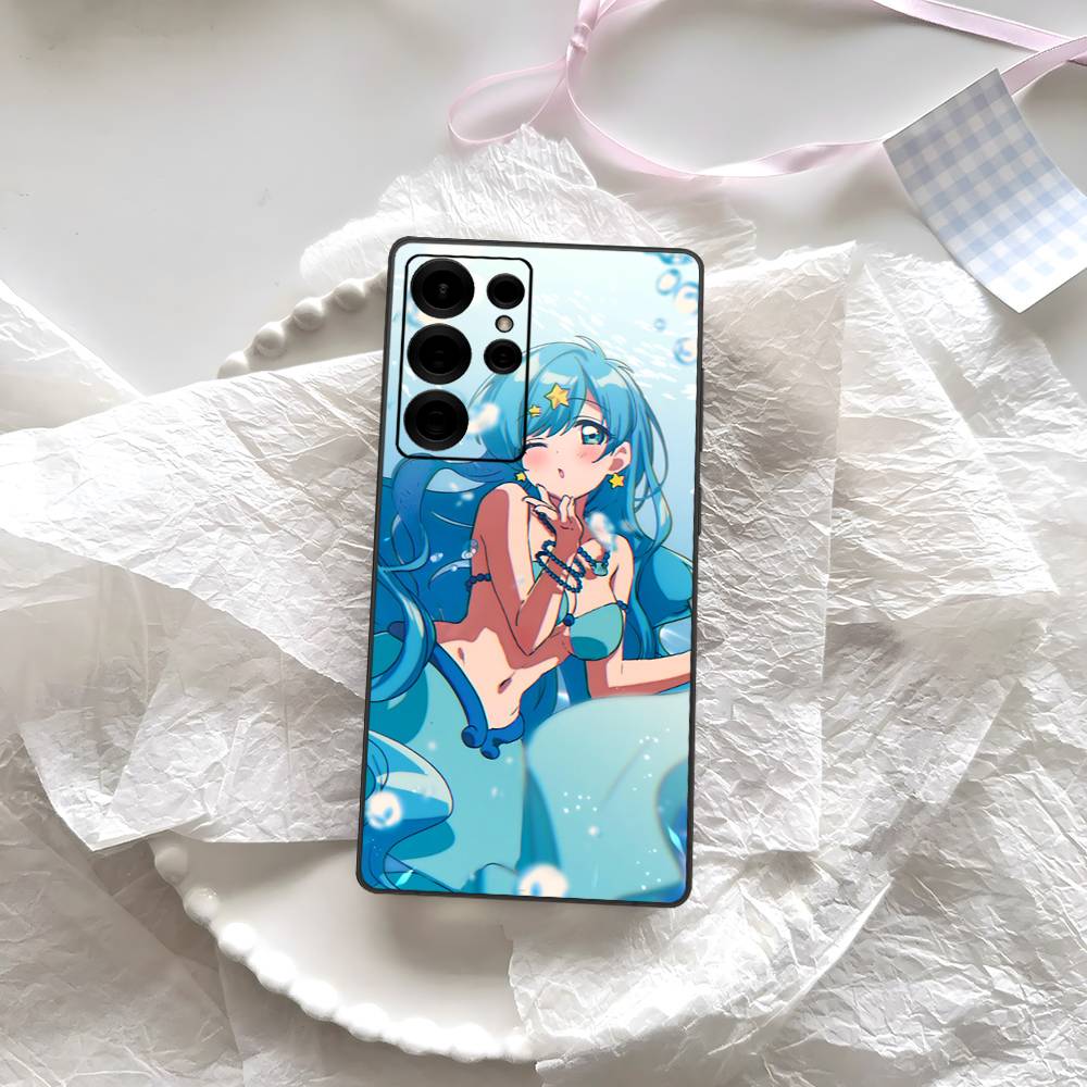 M-Mermaid Melody Pichi Phone Case For Samsung S 24 Fe 25 Ultra Plus 20 Lite 21 30 22 23 24 22 Ultra 5G Fundas