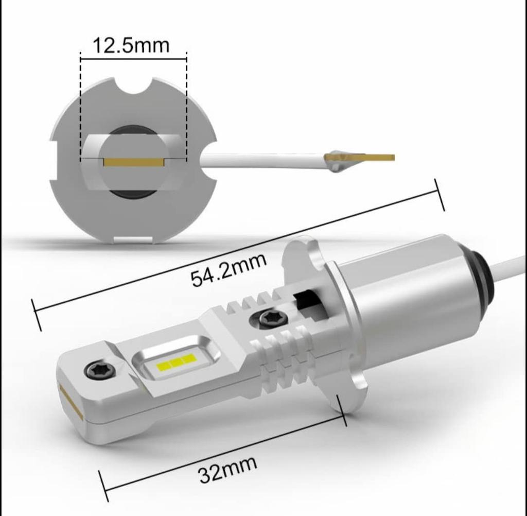 Super Bright H3 LED Fog Light 24V Dual Use (10V-60V) Car ~ Truck Fog White White