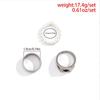 Stainless steel Punk Poker Joker Silver Color Rings for Men Goth Skeleton Billiards Set Couple Emo Jewelry Anillos Hombre