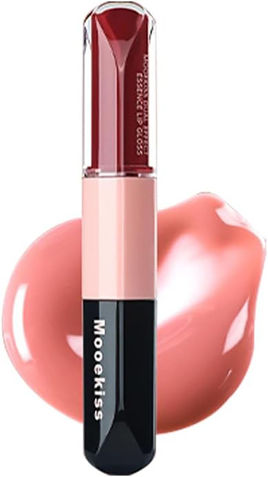 Mokiss Lip Gloss 2-in-1 Moisturizing Lip Gloss - Popular on TikTok - Double-Ended Moisturizing Lip Tint - Glossy Lipstick - Long-lasting - Korean