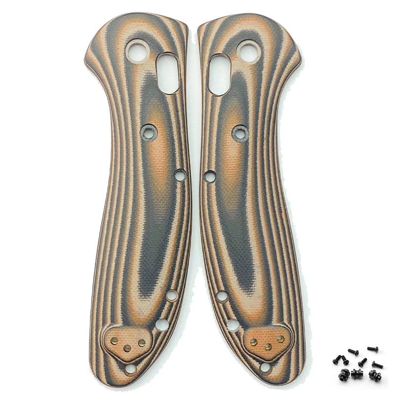 DIY Nakładki na rękojeść Materiał kompozytowy G10 Ręcznie robione Części narzędziowe Domowe Ręczne Nóż motylkowy BM 550 / 551 Rękojeść ze śrubami wału wsporczego Akcesoria