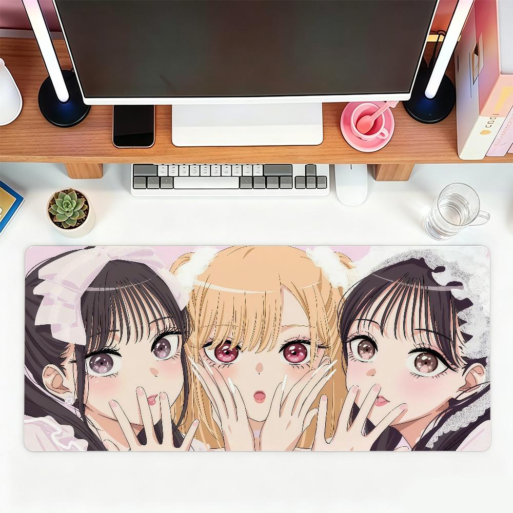 Tappetino per Mouse Anime Marin Kitagawa per Ufficio, Gaming e Tastiere Antiscivolo Grande Impermeabile