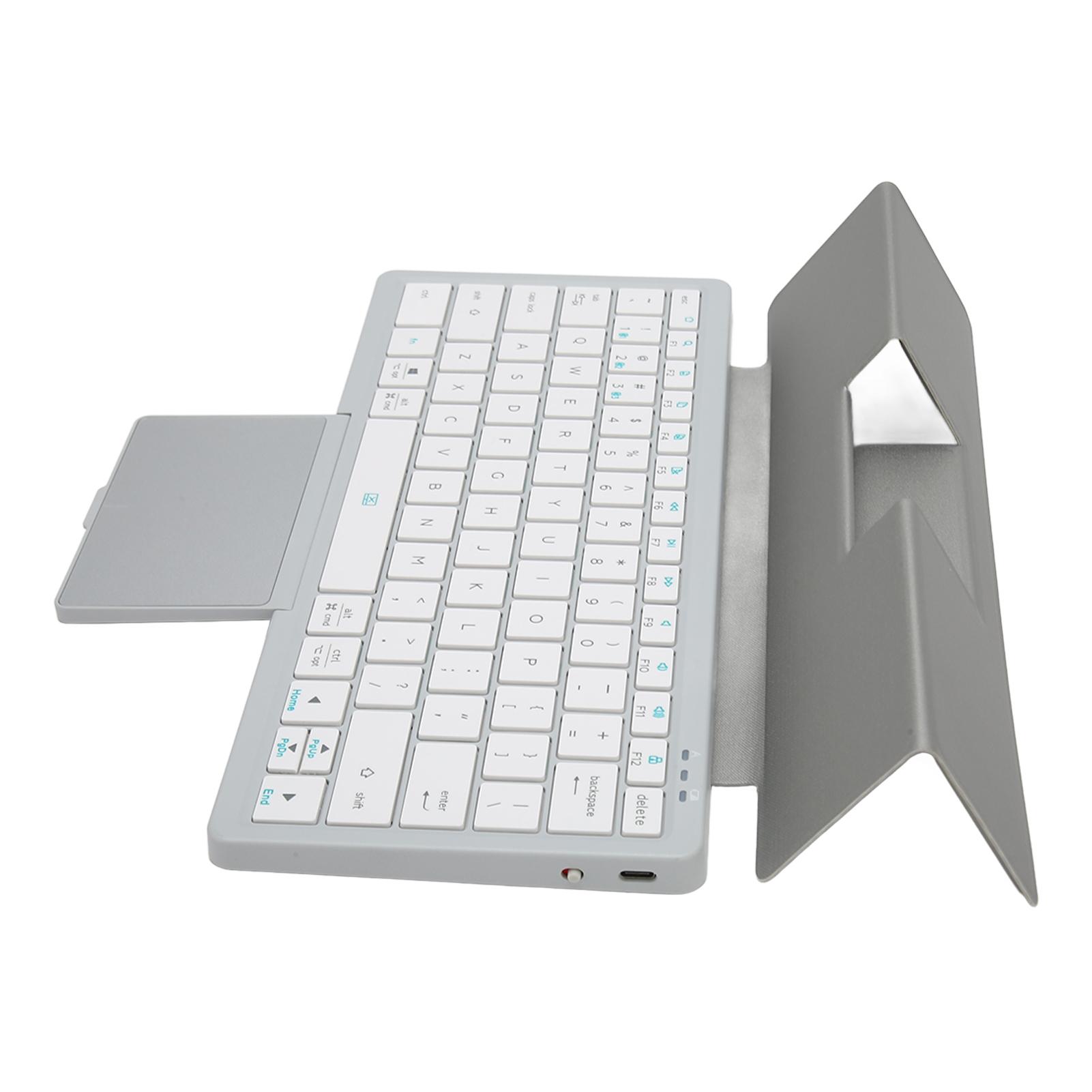

Чехлы-клавиатуры для планшетов с отсоединяемым трекпадом, режим одновременной работы, многофункциональный планшет серебряный