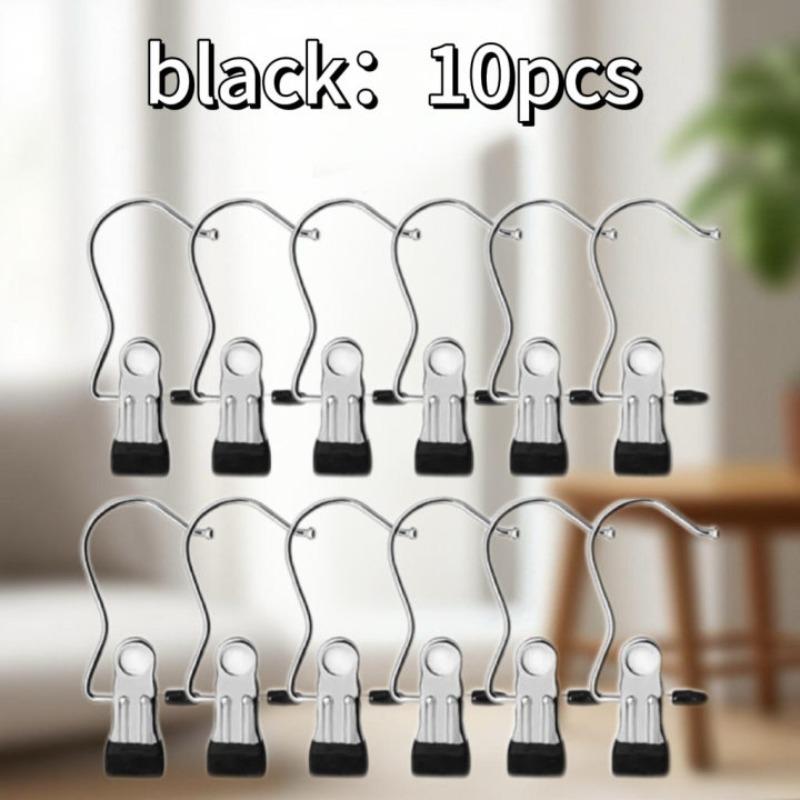

Multifunctional Clothespin Hanger Clothes Hook Buckle Metal Stainless Steel Hat Skirt Trouser Clip Clothing Wardrobe Storages XL