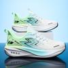Mens Running Shoes  New Mesh Breathe Lightweight Cushioning Thick Sole Marathon Sneakers Fashion Multi-Color Casual Sneakers