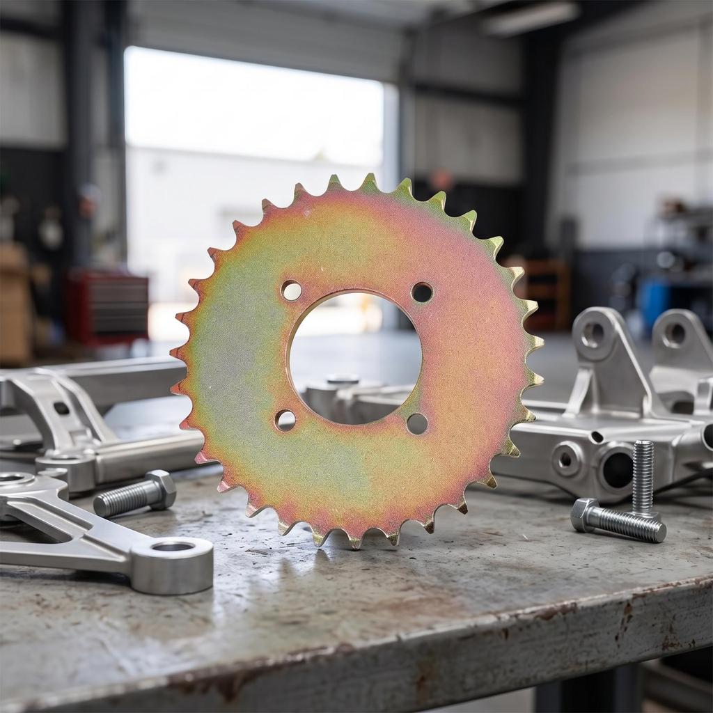Metal Chain Sprocket | Replacement, Heavy Duty, with Bolt Holes, for go kart 42840t