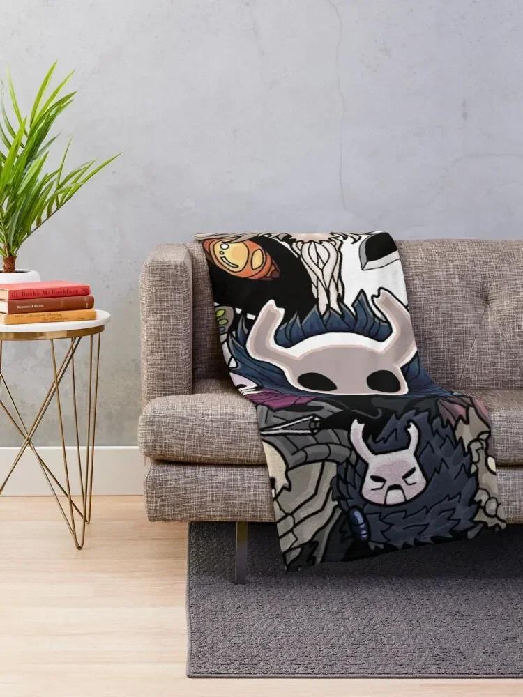 Hollow Knight Throw Blanket Luxury Brand Furry Cosplay Anime for Sofa Blankets