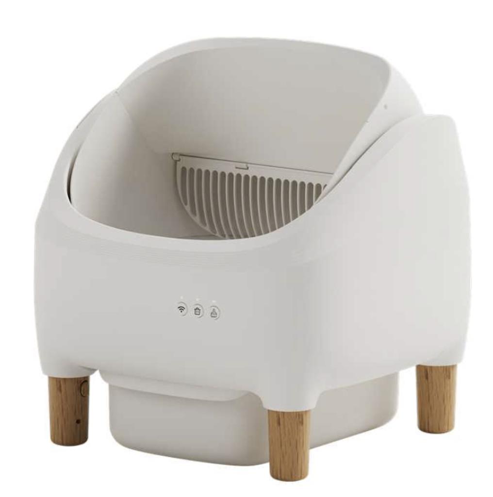 Self Cleaning Litter Box Automatic Cat Litter Box with Open-Top Design APP Control Dual Safety Sensors Suitable for Multi-cats