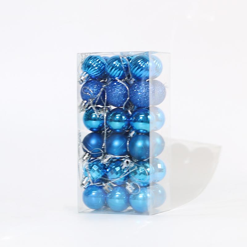 1 Box Weihnachtskugeln Christbaumschmuck Kugel Weihnachten Hängende Baumanhänger Heimpartydeko 2025 Neujahrsgeschenk Noel Navidad